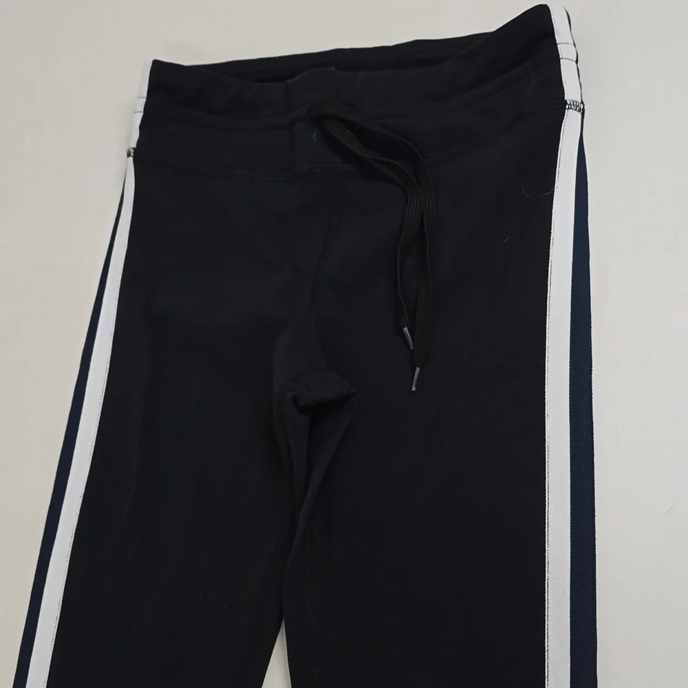 J.Crew Black Pants with White Stripe And Sweater